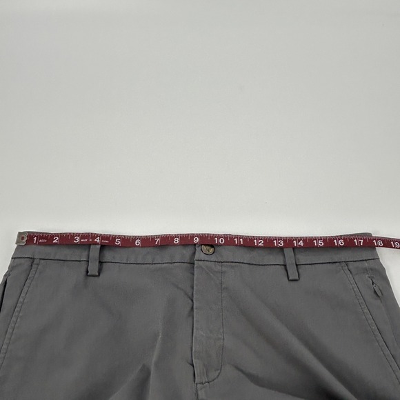 Birddogs Chino Pants Mens 36x30 (Act 36x28) Gray Stretch Hidden Zip Pocket - Picture 5 of 9
